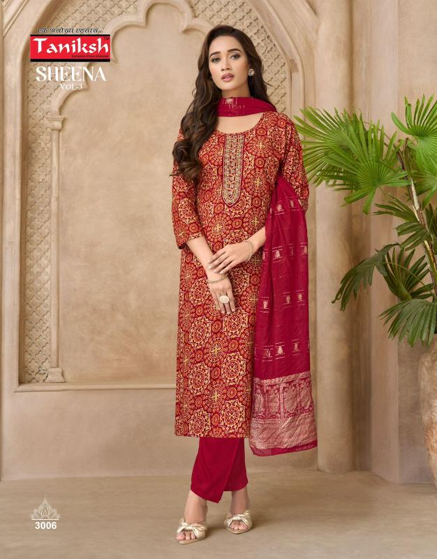Taniksh sheena vol 3 kurti wholesale rate